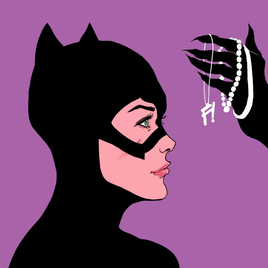 Catwoman, drawn by F!