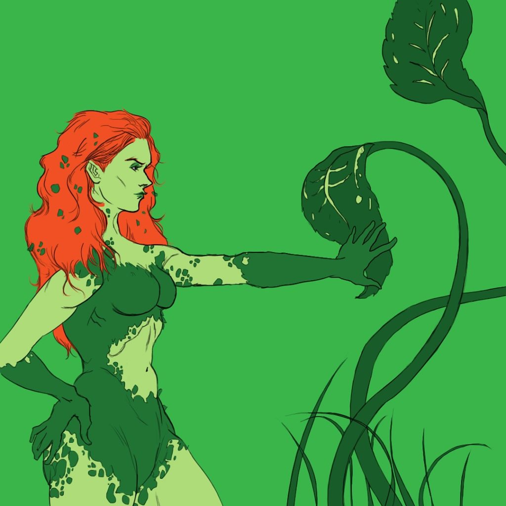 Poison Ivy, drawn by F!